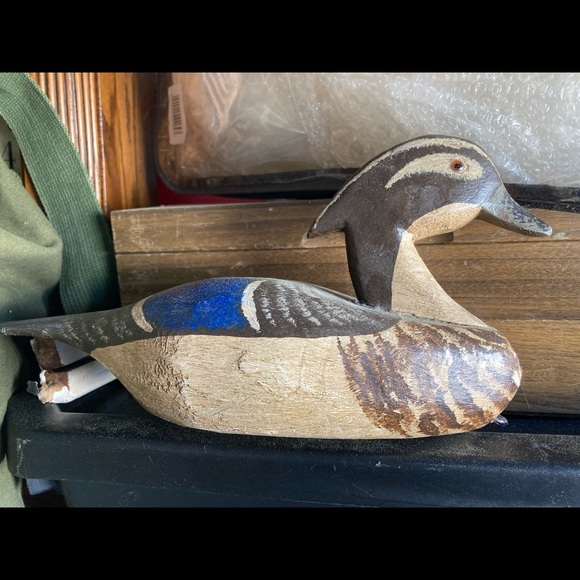 Duck Decoy Wooden Painted Vintage Fall Decor - Picture 5 of 5